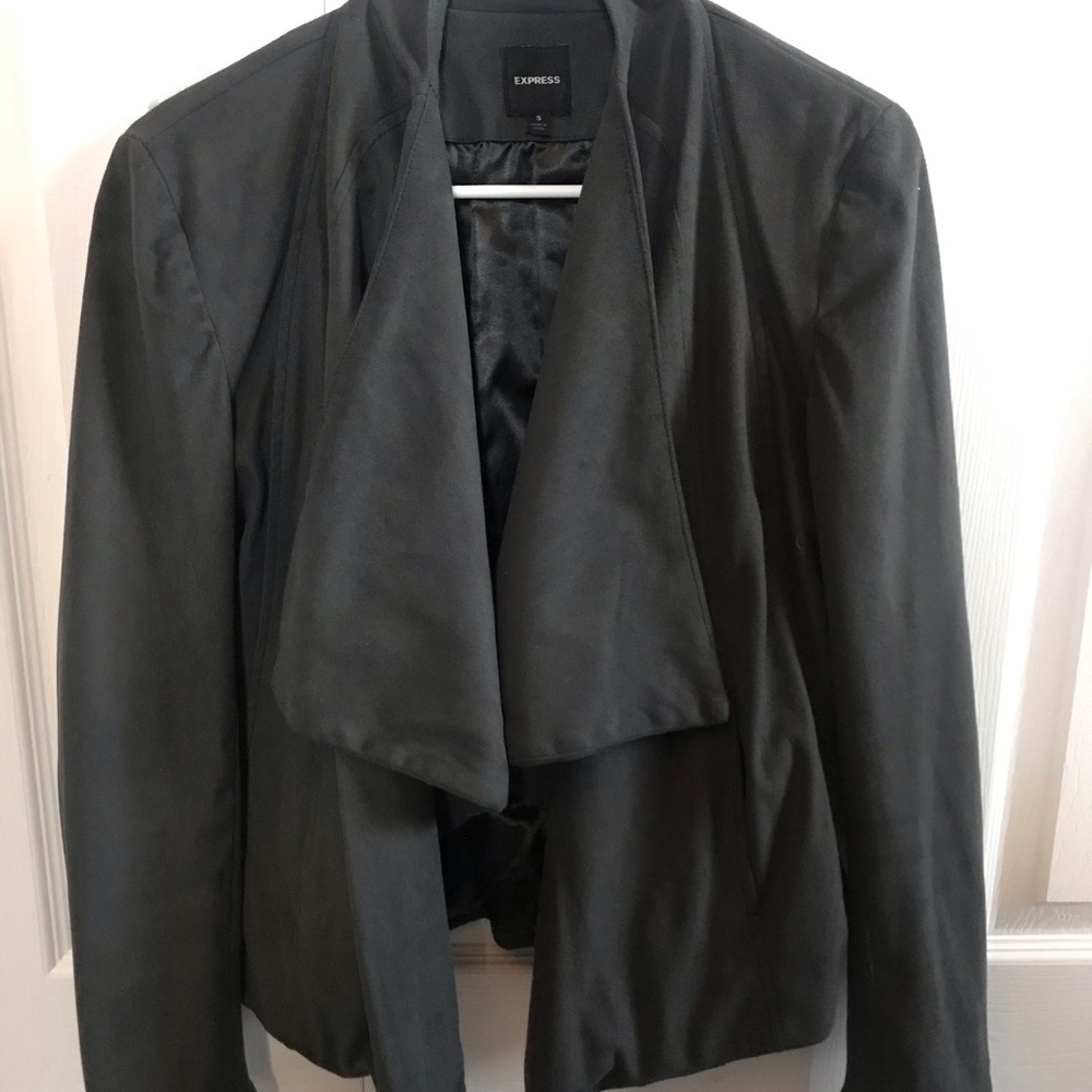 Grey suede jacket